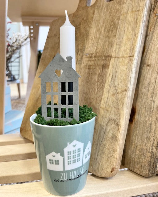 Krasilnikoff Tasse "Happy Mug" Zuhause ist es am schönsten