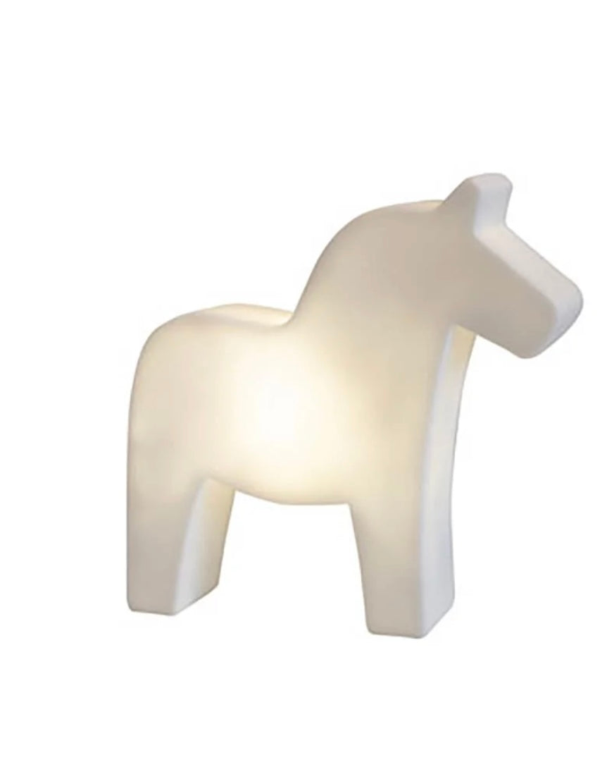 Dalapferd LED aufladbar -Leuchtende skandinavische Gemütlichkeit