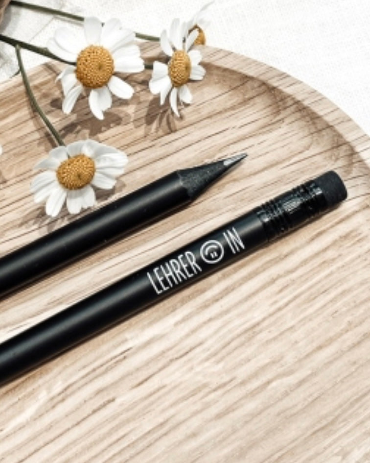 Bleistift schwarz "Lehrer*in"