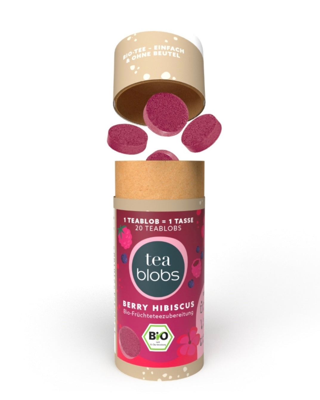 Teablobs Berry Hibiscus - Tee ohne Beutel