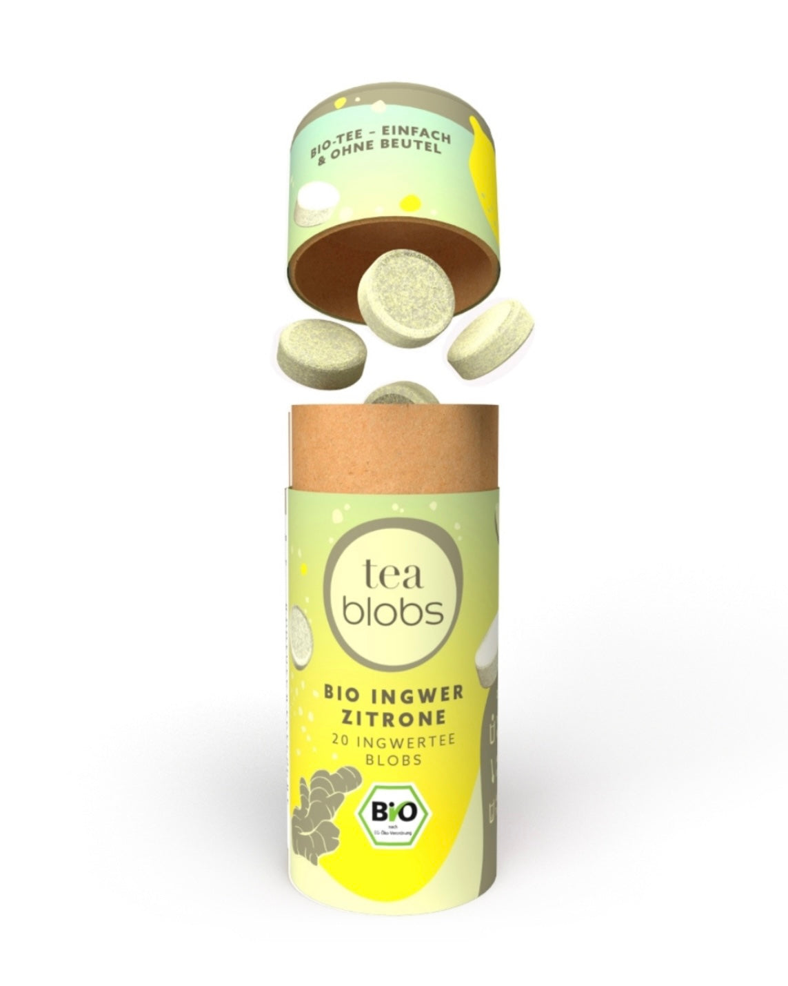TeaBlobs Ingwer Zitrone - Tee ohne Beutel