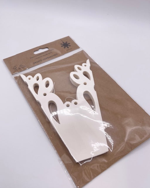 Broste Copenhagen Papierstern groß – Braun oder Weiß (30 cm)