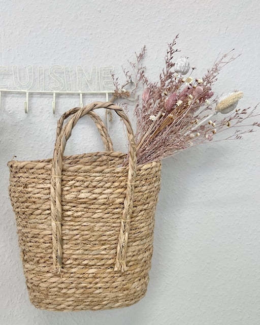 Tragekörbchen aus Seegras - Natur pur für stilvolle Aufbewahrung