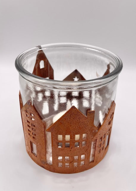 Häuschenliebe Teelichtglas – Nordische Gemütlichkeit in zwei Größen