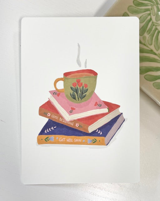Miao Postkarte Kaffe/Tee Bücher