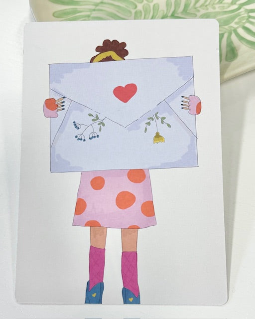 MIAO Postkarte Liebesbrief