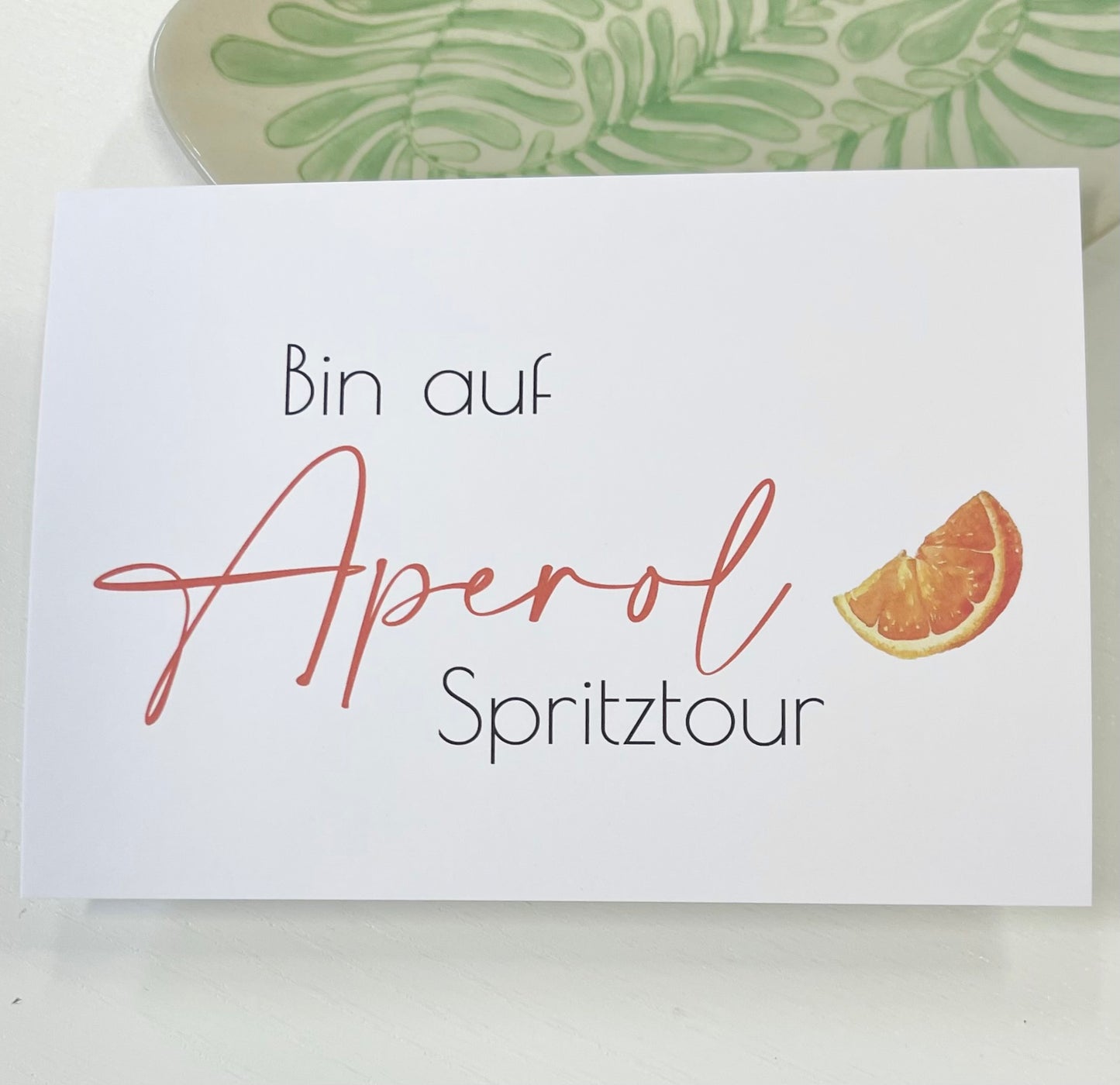 Postkarte "Aperol Spritztour"