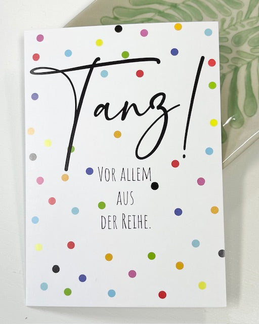 Postkarte "Tanz!..."
