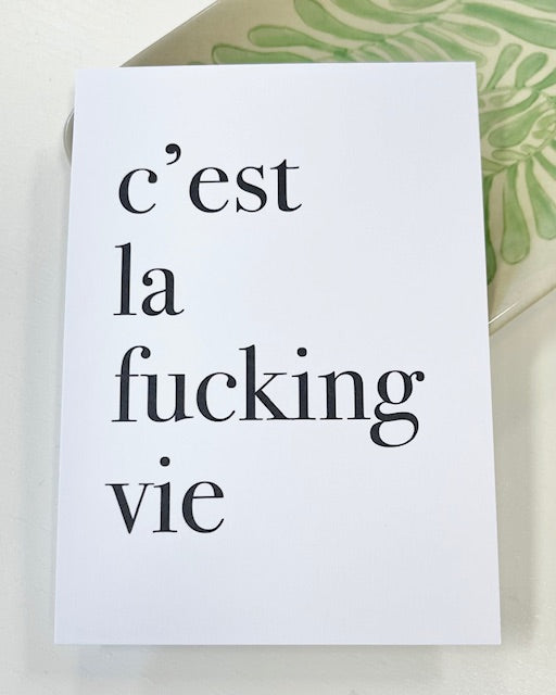 Postkarte "C´est la..."