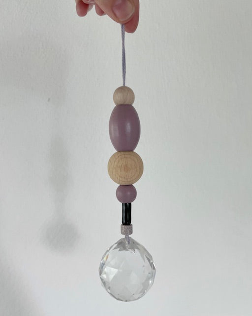 Suncatcher mauve/schwarz