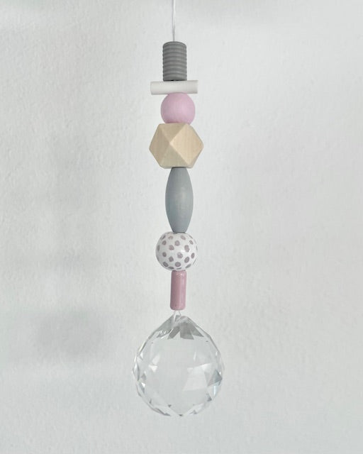 Suncatcher rosa/grau