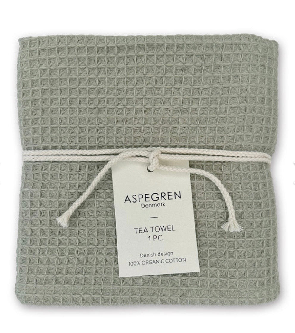 Aspegren Geschirrhandtuch „North Green Tea“ – Skandinavisches Design trifft nachhaltige Qualität