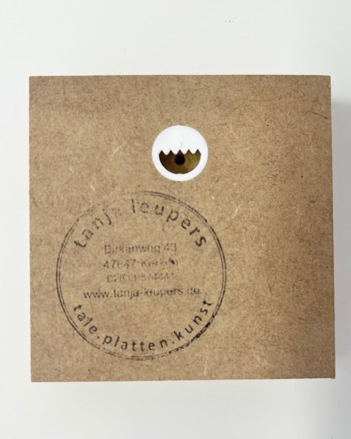 Handgemachte Holzschilder mit lustigen Sprüchen – dekorativ & einzigartig "Oh happy day" 7x7 cm