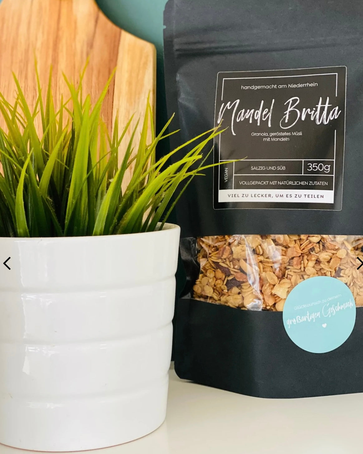 Barni&Wilma Granola "Mandel Britta" salzig und süss 350g