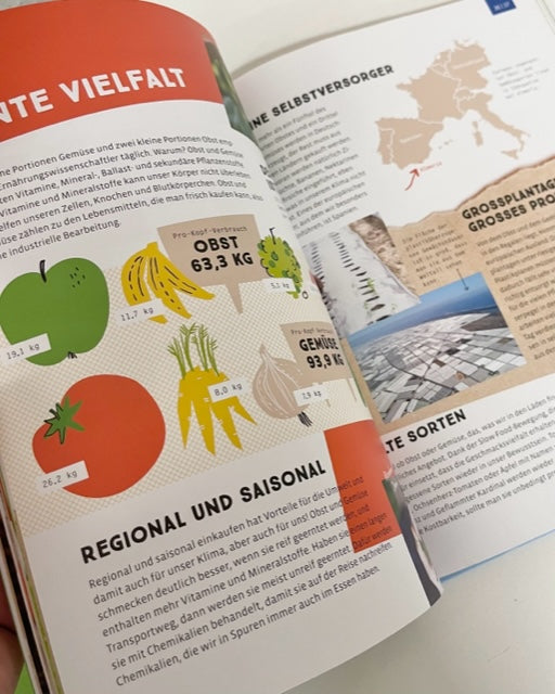 Kinderbuch Sachbuch Mein weit gereister Erdbeerjoghurt