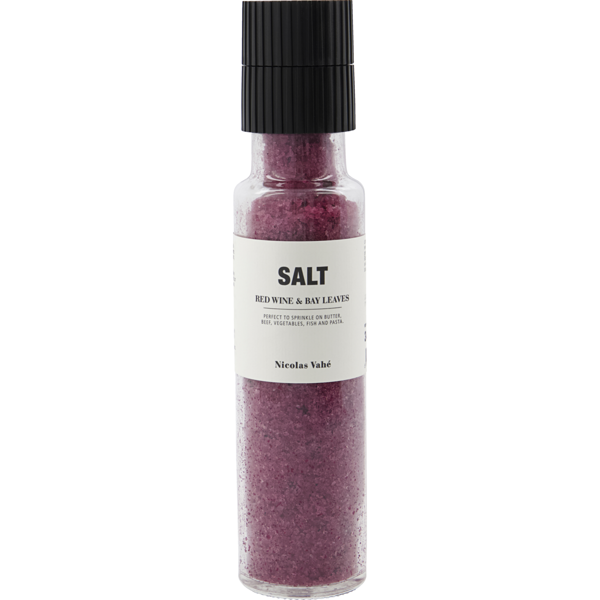 Nicolas Vahé Salz mit Rotwein & Lorbeer – Gourmet-Meersalz für feine Küche