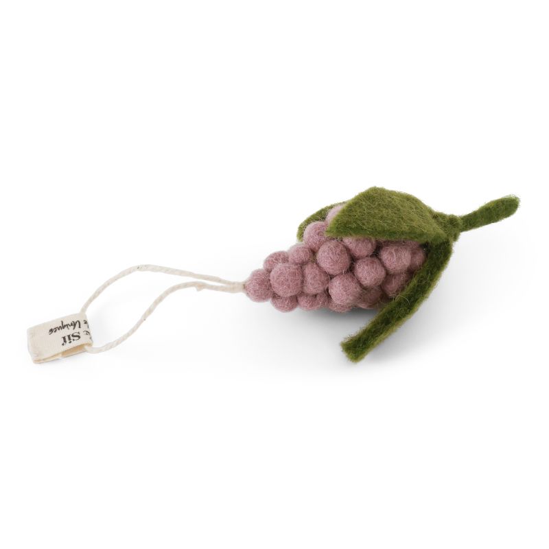 Gry&Sif Perlen-Hyazinthen-Ornament – Einzelne Mini-Blüte, 6 cm, in Weiß, Blau oder Rosa