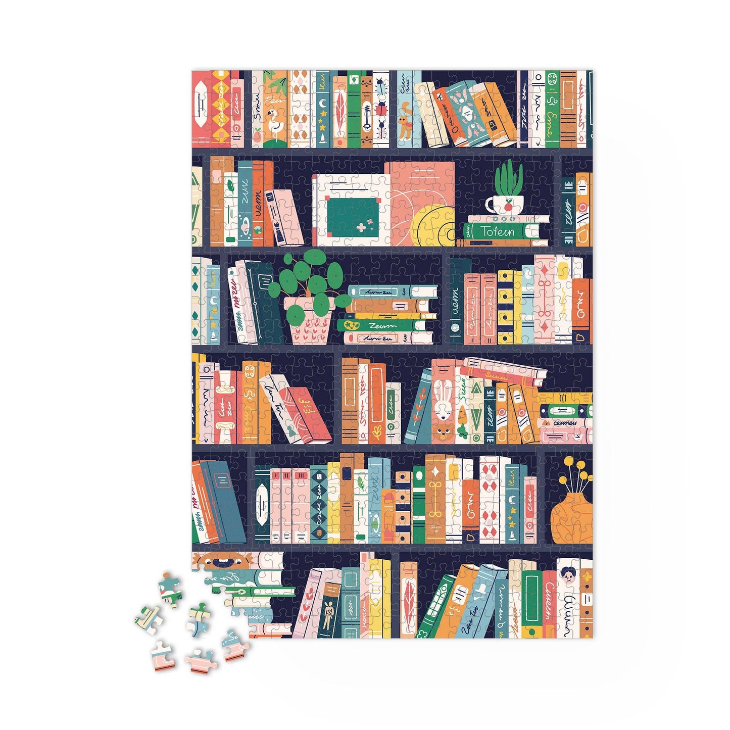 Maison Joliette Puzzle – 1000 Teile für gemütliche Herbsttage Bücherschrank