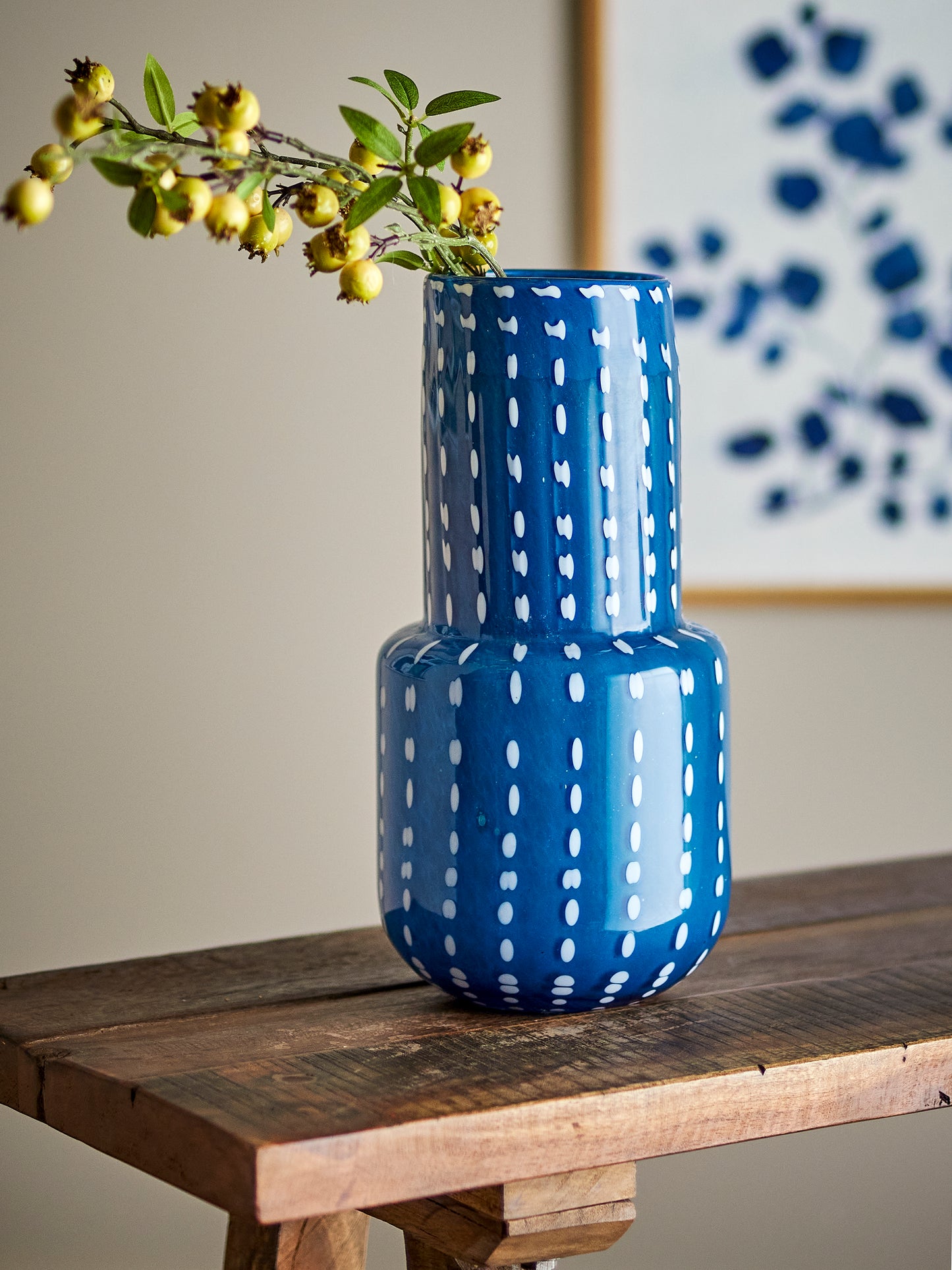 Mayim Vase von Bloomingville aus Glas, mundgeblasen