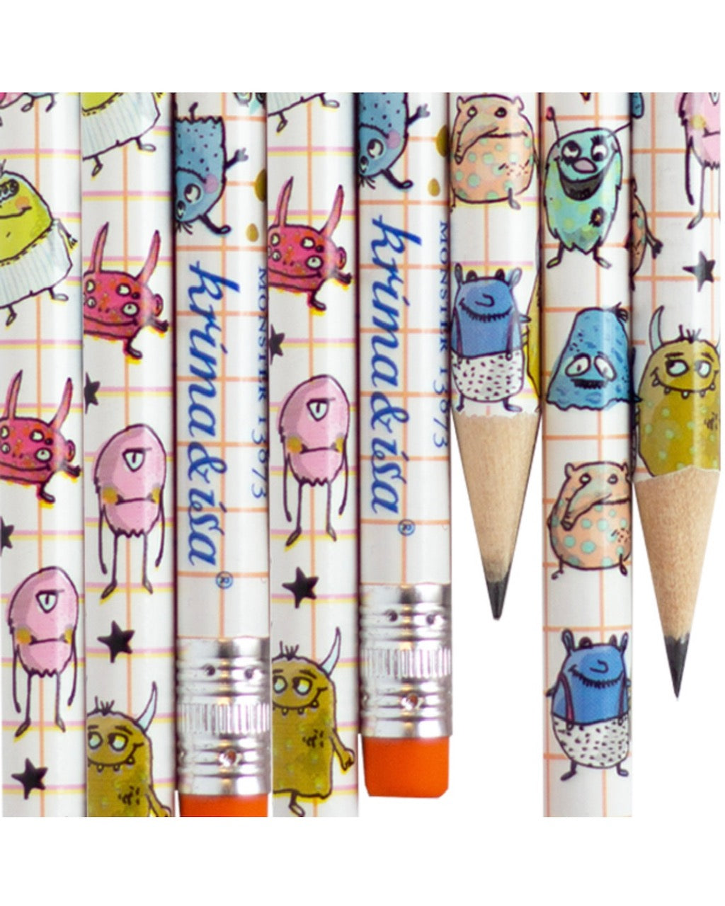 Krima und Isa Bleistift Monster