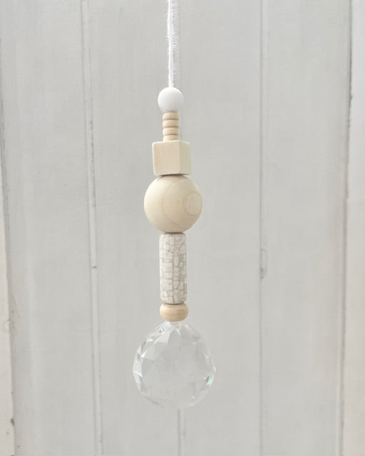 Suncatcher Weiß/Natur