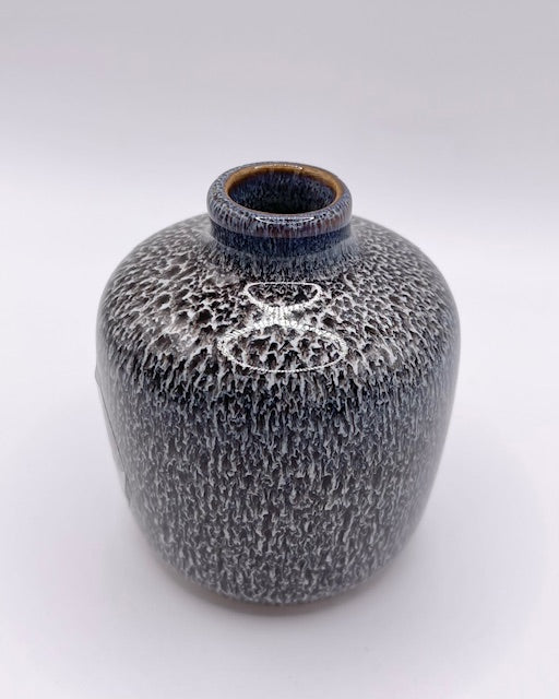 Bloomingville Mini Vase schwarz/weiß