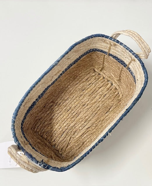 Handgefertigte Aufbewahrungskörbe aus Naturmaterialien - Zwei Größen
