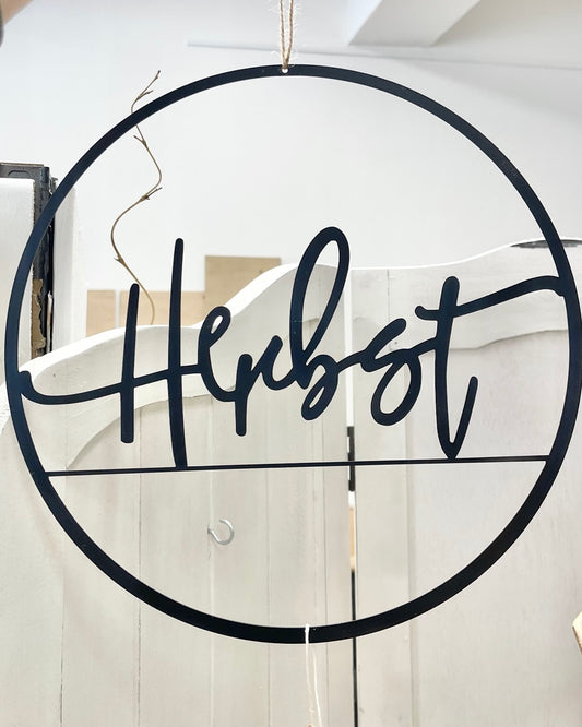 Metallkranz Türkranz "Herbst" - Ein Kranz viele Möglichkeiten