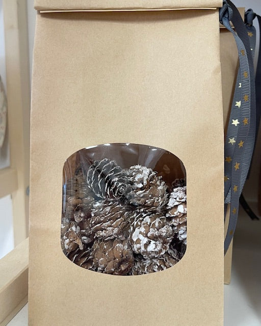 Ein Hauch von Natur – Papiertüte mit 5 liebevoll ausgewählten Naturmaterialien (12x20 cm)