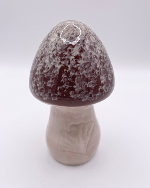 Keramik-Pilz – stilvolle Naturdeko in Beige & Braun