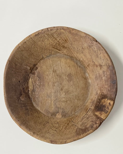 Natürliche Holzschale 1 – 35 cm | Handgefertigt & Einzigartig | Perfekt für Adventsdekorationen im skandinavischen Stil