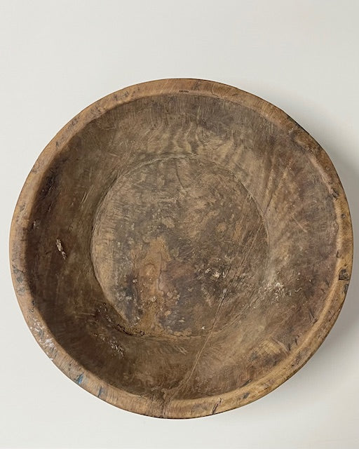 Natürliche Holzschale 2 – 35 cm | Handgefertigt & Einzigartig | Perfekt für Adventsdekorationen im skandinavischen Stil