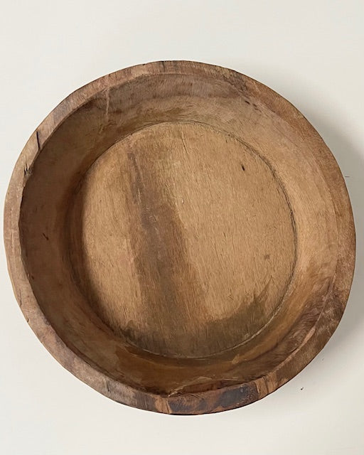 Natürliche Holzschale 3 – 35 cm | Handgefertigt & Einzigartig | Perfekt für Adventsdekorationen im skandinavischen Stil