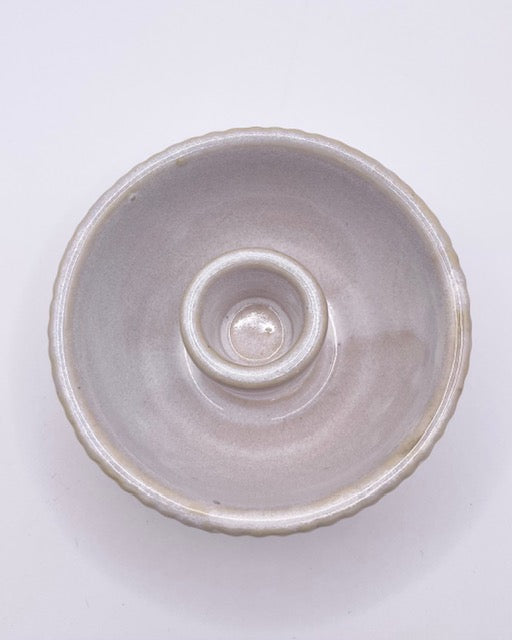 Kerzenhalter „Det Gamle Apotek“ – Skandinavisches Design aus Keramik (Ø 9 cm, Höhe 5 cm)