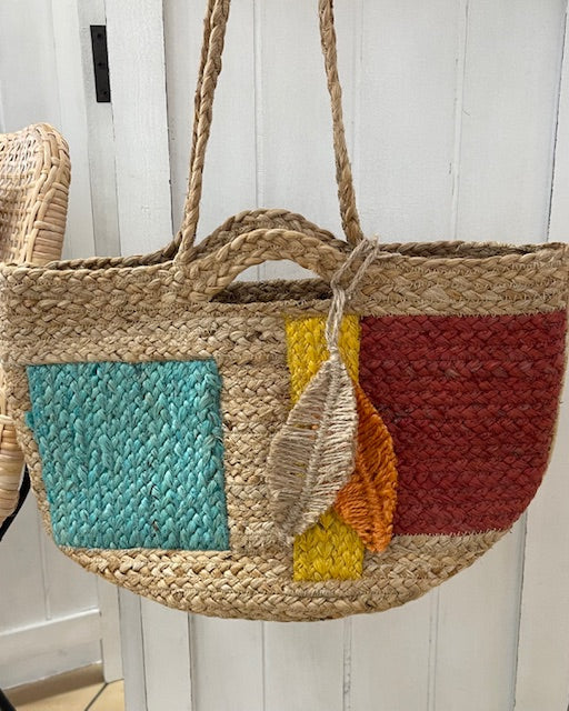 Jute-Tasche Shopper, bunt