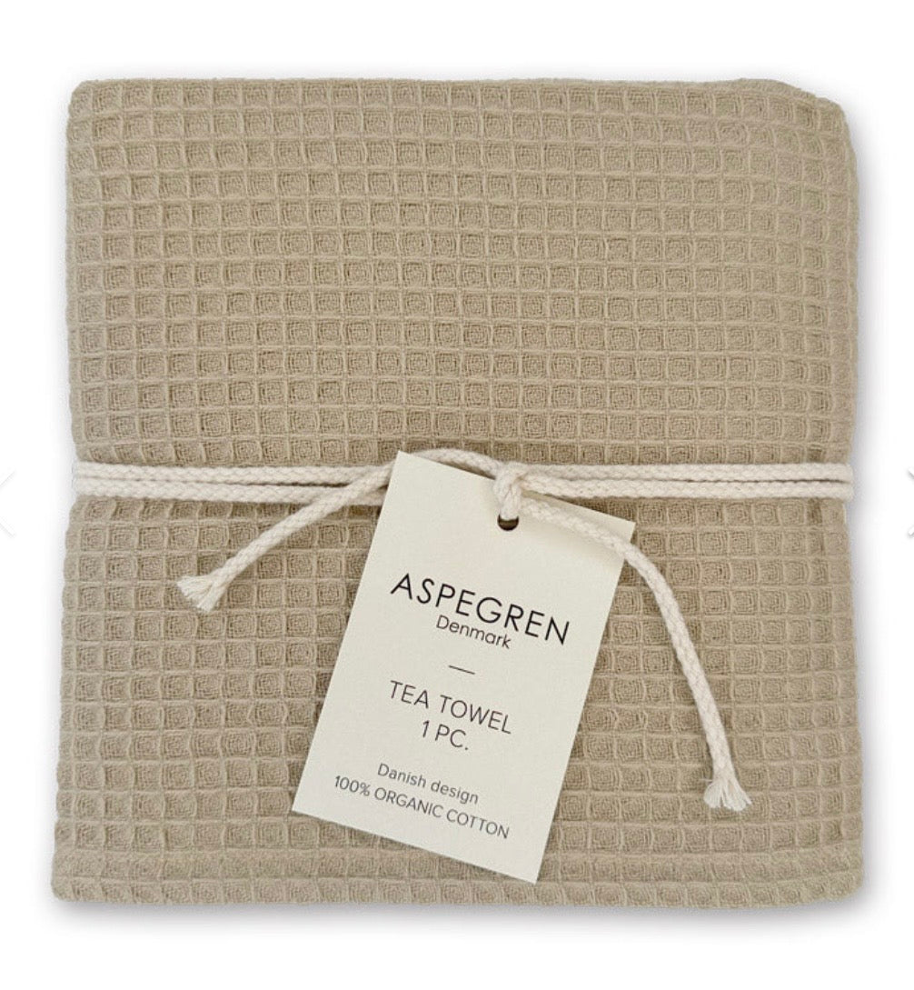 Aspegren Geschirrhandtuch „North Khaki“ – Natürliche Eleganz im skandinavischen Stil