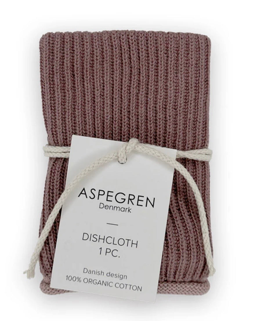 Aspegren Spültuch „Ripple Elderberry“ – Nachhaltiges Spültuch aus Baumwolle im skandinavischen Design