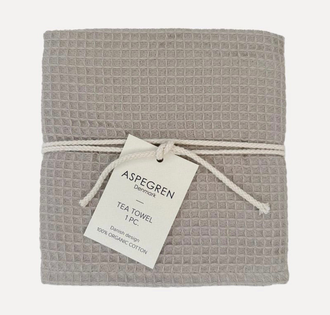 Aspegren Geschirrhandtuch „North Oyster Gray“ – Natürliche Eleganz im skandinavischen Stil