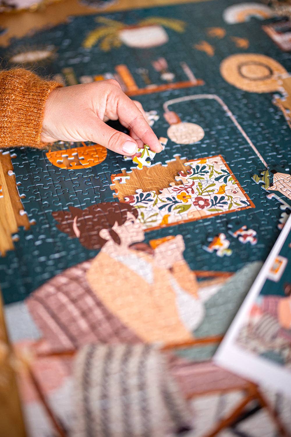 Maison Joliette Puzzle – 1000 Teile für gemütliche Herbsttage Wohnzimmer