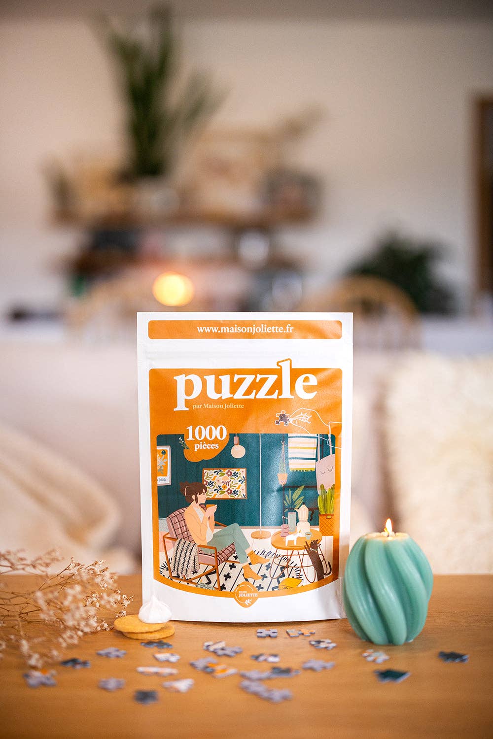 Maison Joliette Puzzle – 1000 Teile für gemütliche Herbsttage Wohnzimmer